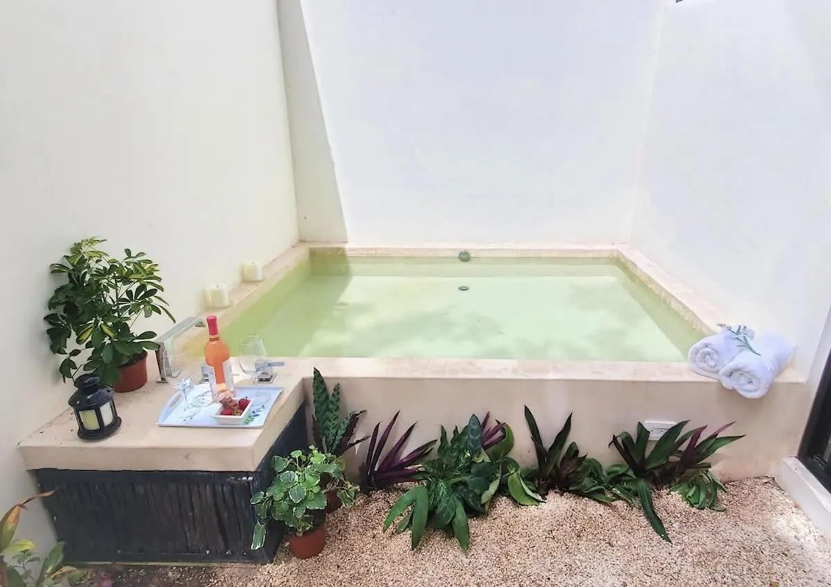 Apartmán Tulum Private Jungle Cool Pool At Dk Tulum Dk 500 Mbps Wi-Fi 3 Bikes King Bed